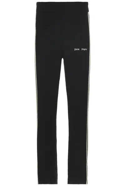 Palm Angels Track Pants Clothing In Black,off White