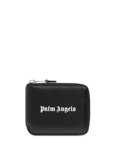 Palm Angels Classic Logo Zip Around In Multicolor