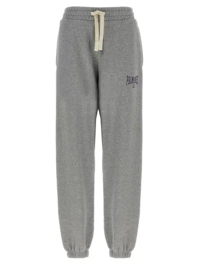 Palm Angels College Pants Gray In Grey