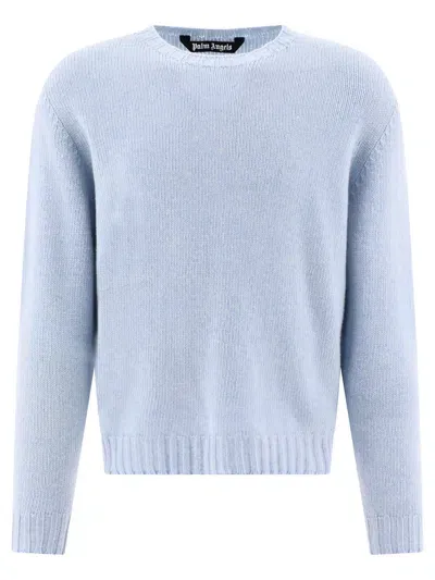 Palm Angels Sweaters In Blue