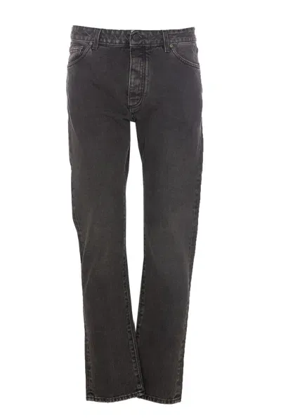 Palm Angels Denim Jeans In Black