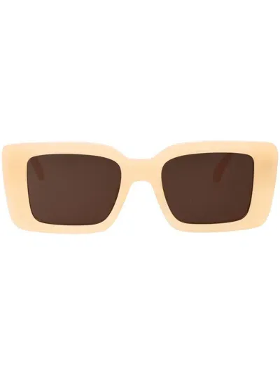 Palm Angels Dorris Sunglasses In Nude