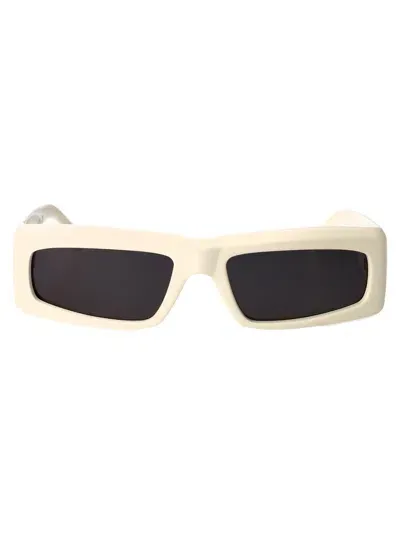 Palm Angels Eyewear In 0107 White