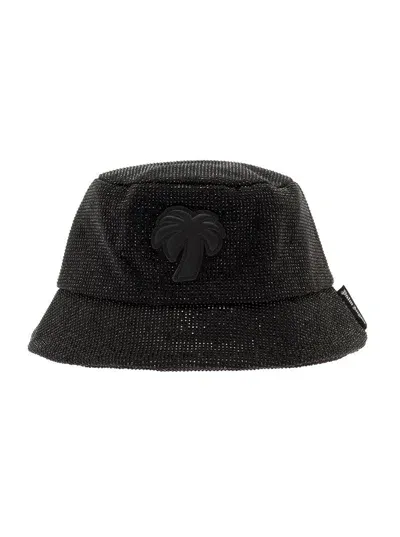 Palm Angels Big Palm Bucket Hat In Black