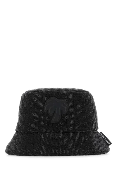 Palm Angels Hats And Headbands In Black