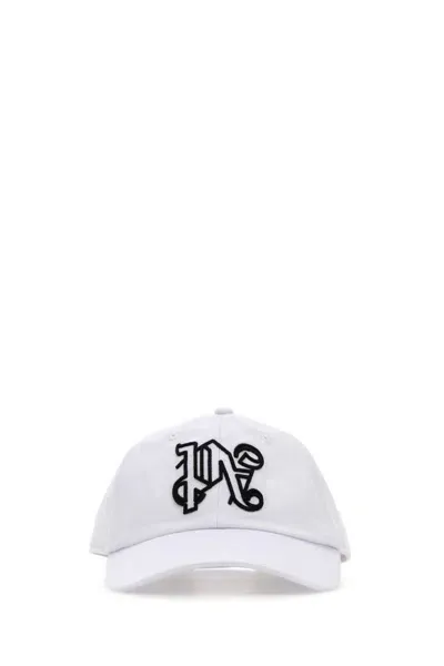 Palm Angels Hats In White