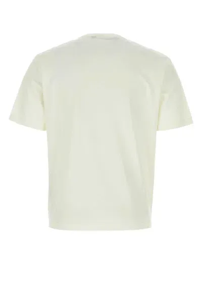 Palm Angels Ivory Cotton T-shirt In Offwhiteof