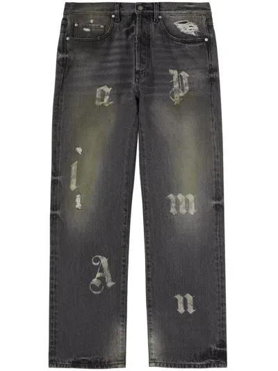 Palm Angels Jeans In Black