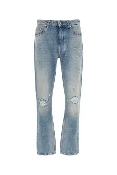 Palm Angels Jeans In Light Blue