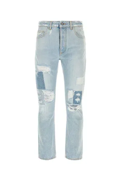 Palm Angels Jeans In Blue