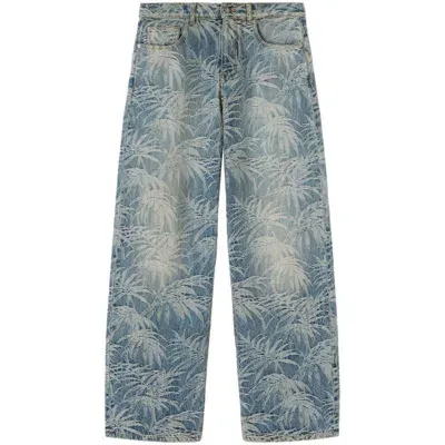 Palm Angels Jeans In Blue