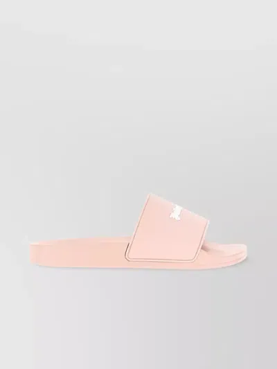 Palm Angels Essential Logo Sandals Pink In Nude & Neutrals