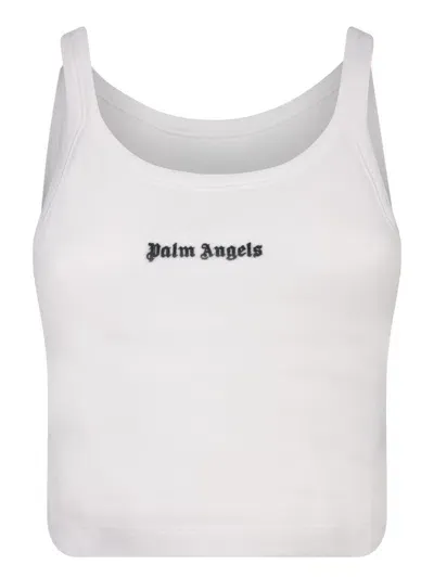 Palm Angels Logo White Top