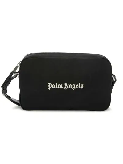 Palm Angels Cordura Logo Camera Case M In Black