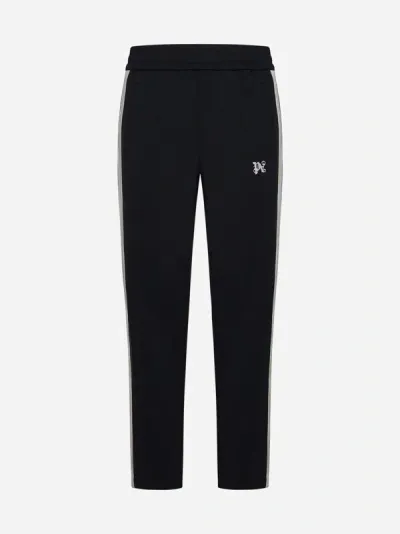 Palm Angels Classic Knit Track Pants In Black