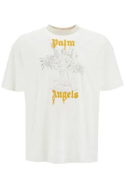 Palm Angels Oversized Pencil Print In Multicolor