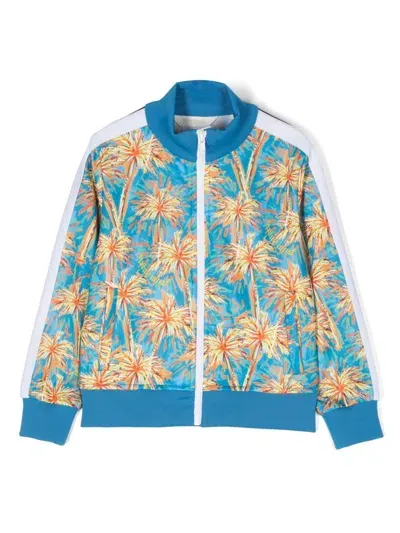 Palm Angels Palms Track Jacket In Blau