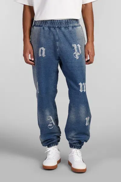 Palm Angels Pants In Blue