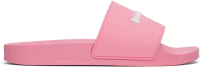 Palm Angels Logo Pool Slider Pink