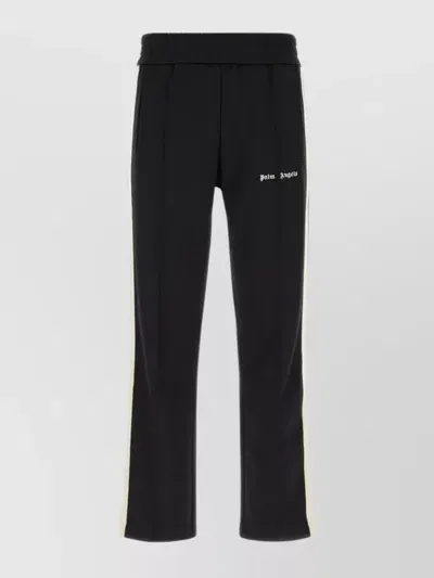 Palm Angels Logo Embroidered Track Pants In Black