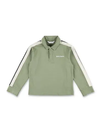 Palm Angels Kids' Polo Track In Green