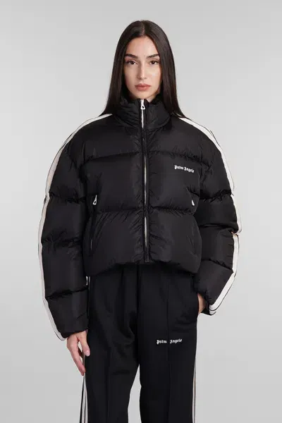 Palm Angels Puffer In Black Polyamide