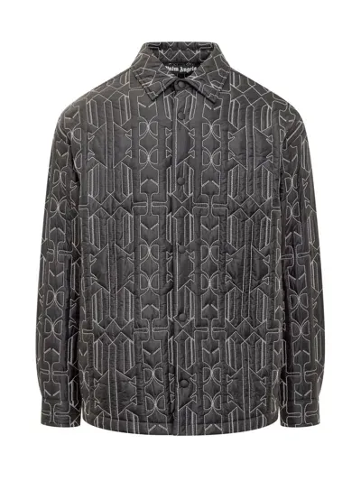 Palm Angels Shirt Jacket In Black