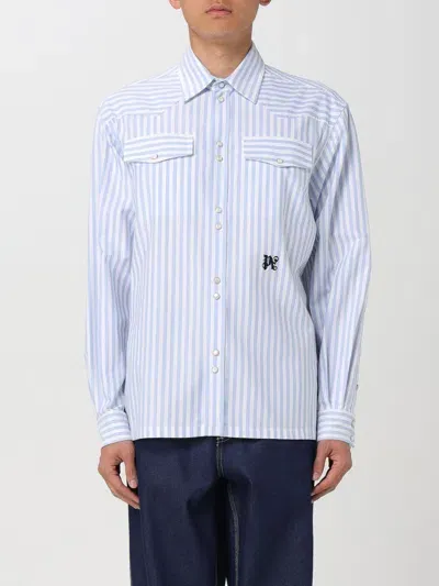 Palm Angels Shirt  Men Color Blue