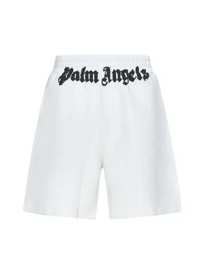 Palm Angels Shorts In White