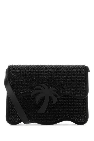 Palm Angels Shoulder Bags In Black