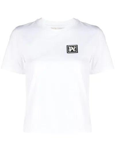 Palm Angels Ski Club T Shirt In White