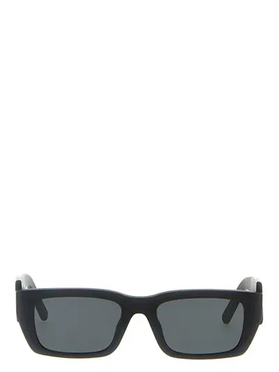 Palm Angels Square Frame Sunglasses In Black