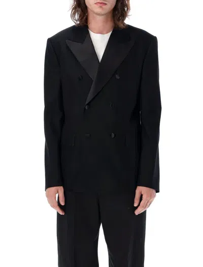 Palm Angels Starry Night Tuxedo Blazer In Black