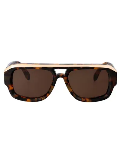 Palm Angels Sunglasses In 6064 Havana