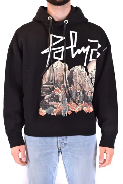 Palm Angels Sweatshirt In Black