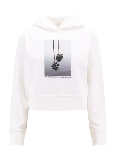 Palm Angels Sweatshirts In White