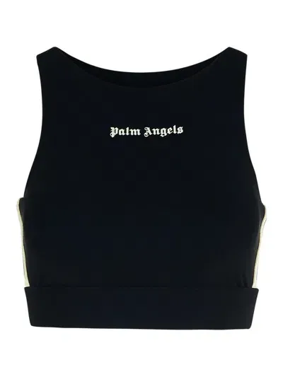 Palm Angels Training Black Polyamide Blend Top