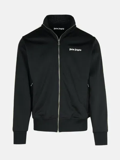 Palm Angels 'track' Black Polyester Sweatshirt