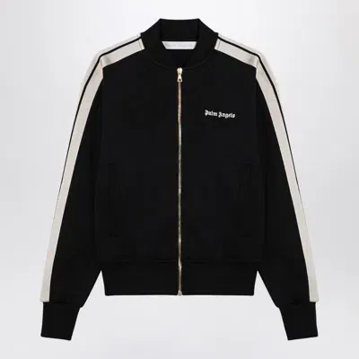 Palm Angels Track Classic Zip Sweatshirt In Black