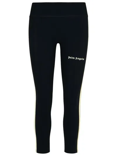 Palm Angels Training Black Polyamide Blend Leggings