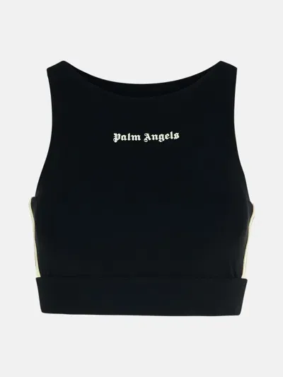 Palm Angels 'training' Black Polyamide Blend Top