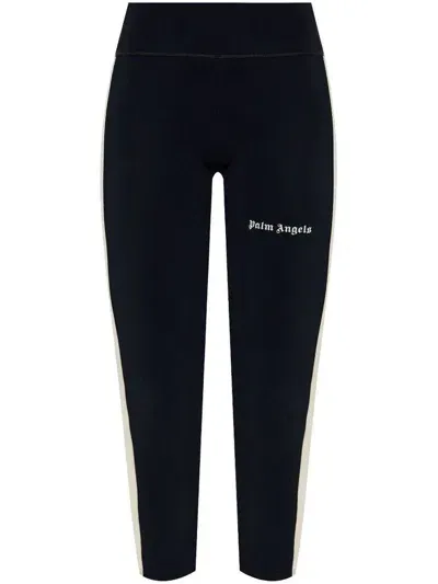 Palm Angels Training Track Leggins In Black