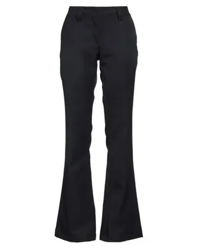 Palm Angels Low-rise Flared Trousers In Blue