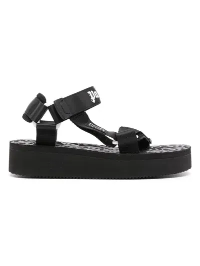 Palm Angels Flat Sandals  Woman Color Black