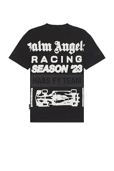 Palm Angels X Formula 1 Season 23 F1 Team Tee In Black & White