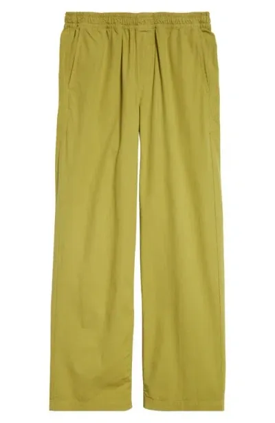 Palmes Lucien Cotton Ripstop Pants In Olive