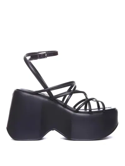 Paloma Barceló Basima Platform Sandals In Black