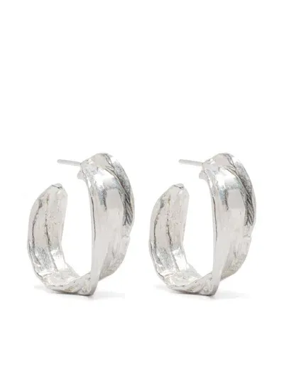 Paloma Wool Bisenzia Hoop Earrings In Silver