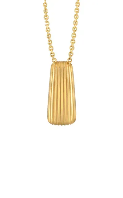 Pamela Zamore Isla Monolith 18k Yellow Gold Necklace