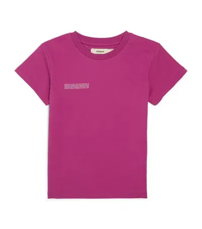 Pangaia Kids' Cotton 365 T-shirt In Purple